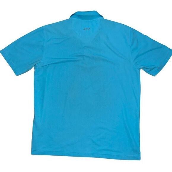 GREG NORMAN Play Dry Men’s Short Sleeve Light Blue Polo Size XL - Picture 2 of 6